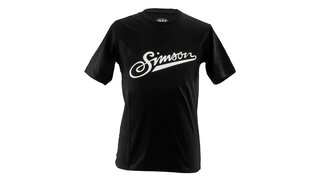 T-Shirt schwarz Motiv: Simson (weich) XS