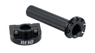 RESO Gasgriff CNC Alu (universell) schwarz fr 22mm-Lenkerrohr