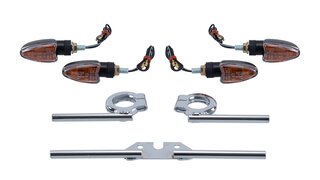 SET: Mini-Blinker Arrow chrom S50, S51 mit E-Prfzeichen