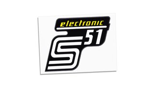Klebefolie fr Seitendeckel S51 electronic gelb