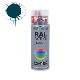Dupli Color Acryl-Spray RAL 5009 Azurblau glnzend - 400ml