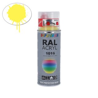 Dupli Color Acryl-Spray RAL 1016 schwefelgelb glnzend - 400ml
