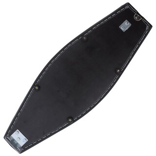 Tuning Sitzbank flach schwarz mit blauen Karonhten S50, S51, S70
