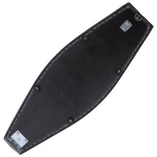 Tuning Sitzbank flach abfallend schwarz mit weien Karonthen S50, S51, S70