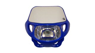 Scheinwerfermaske mit Scheinwerfer (E-geprft) fr Simson - blau S50, S51