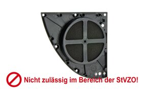 LT-Tuningluftfilter modifiziert Doppel-Filtermatten (Filu) Simson - schwarz **