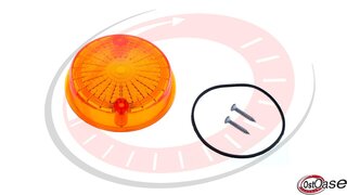 Blinkerkappe (inkl. Dichtung) orange hinten (E-geprüft) für Simson S50, S51, SR50