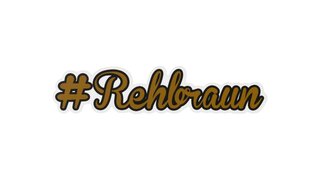 Sticker ONE:FIFTY #Rehbraun