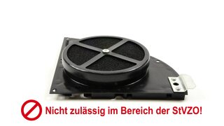 Tuningluftfilter Doppel Filtermatten (Filu) für Simson S51 - schwarz **